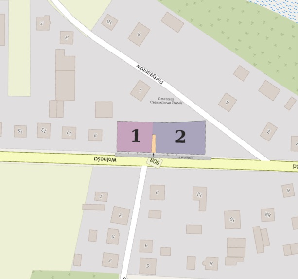 Obraz przedstawiający Cmentarz Ewangeliciki w Piasku