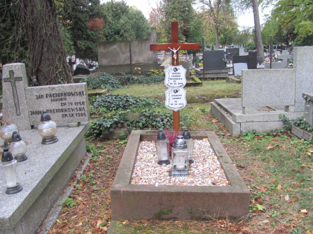 Grób Janina Lembke Szamocka 