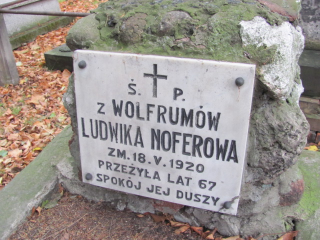 Ludwika Noferowa Częstochowa ewangelicki - Grobonet - Wyszukiwarka osób pochowanych