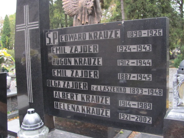 Emil Zajder 1923 Częstochowa ewangelicki - Grobonet - Wyszukiwarka osób pochowanych